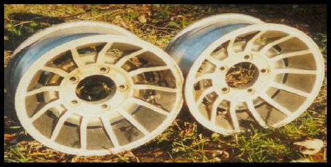 1987 Ford Bronco - new rims.