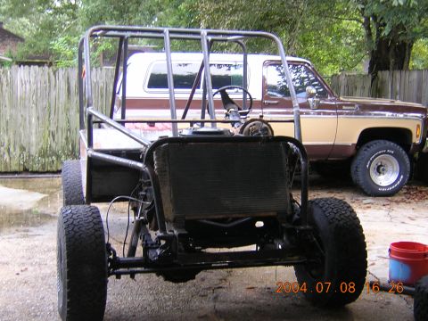 1984 Chevrolet Blazer - A custom-built off-road buggy is parked in front of a classic Chevrolet K5 Blazer.
