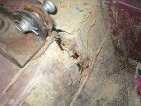1986 Ford Bronco - Driver side back seat bracket