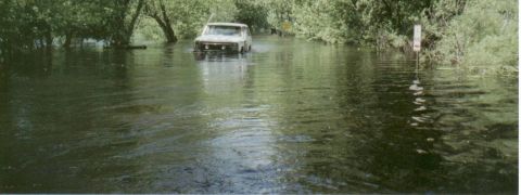 1980 Ford Bronco - As deep as it got...and the deepest spot.