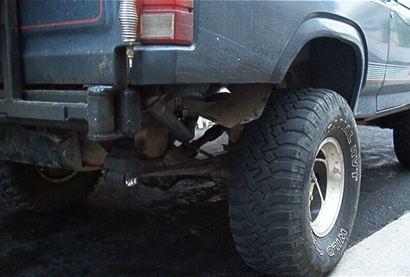 I had this exhaust tip laying around so I had it put on during the surgury.  I don't have any pancaking issues anymore.  I've never seen anyone do it like this but I thought it was cool.