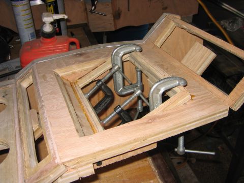1995 Ford Bronco - Gluein' up the TV holder.