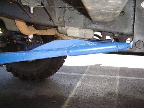 1991 Ford Bronco - Radius arm support on top. I am making sure they will never bend again!!