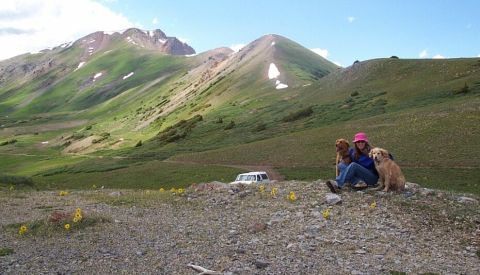 1990 Ford Bronco - On top of Italian Creek