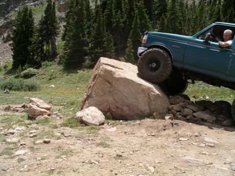 1996 Ford Bronco - More big rock