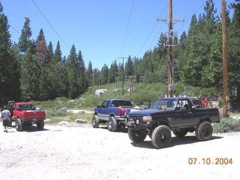 1994 Ford Bronco - airing down and gearing up