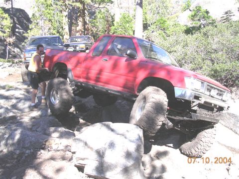 1994 Ford Bronco - Some people called this winch hill1, but I dont think it was. It was a fun little spot though, but not hard at all. this is coming back dow…