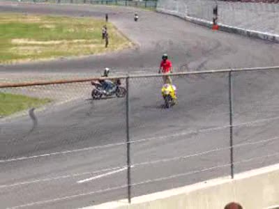 1993 Ford Probe - some stunt bikers at a drift comp in clio MI