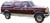 1988 Ford C-350 (Centurion Conversions) - Side profile of a 1987 Ford Bronco in a maroon color.