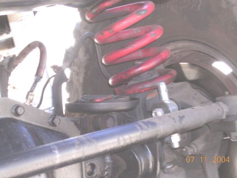 1994 Ford Bronco - He also seperated the coil from the bucket, and it rested happily stuck between the C and the knuckle. After replacing the ram, he parked t…