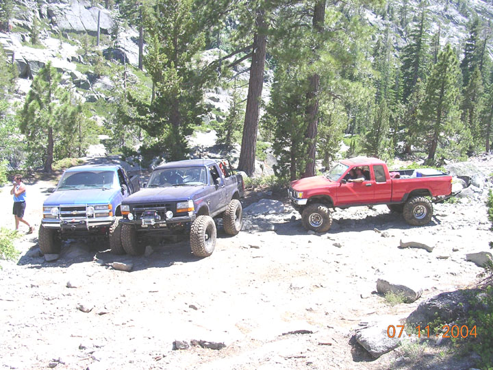 After we got through that, we stopped for lunch