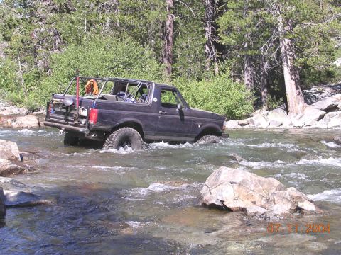 1994 Ford Bronco - pretty deep, even with 40's