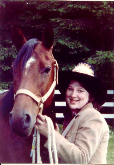 1977 Ford F-150 - This is me and my first horse.