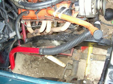 1985 Ford Bronco - Passenger side engine compartment