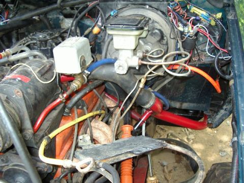 1985 Ford Bronco - Driver side engine compartment