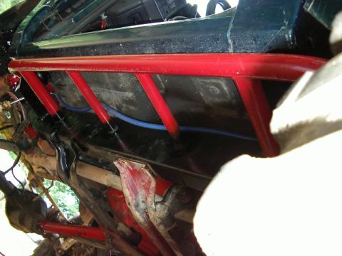 1985 Ford Bronco - Driver side rock rail/cooling pipe