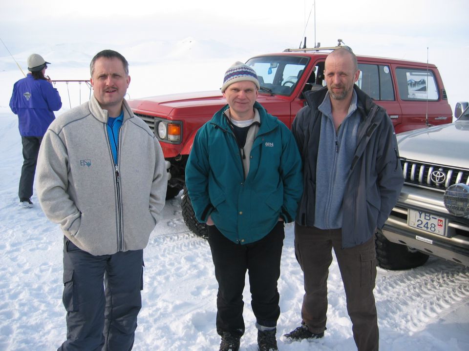 Me, Einar and Gunni on the Rookie Trip