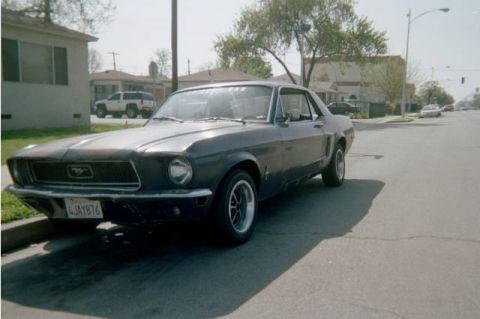 1968 Ford Mustang - Did you notice my windshield lettering? Also seen in the above pic.