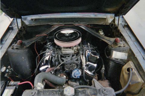 1968 Ford Mustang - At least the engine looked kinda pretty!