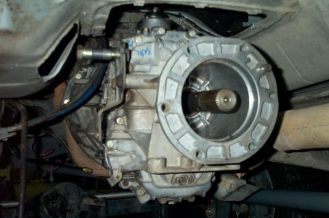 1995 Ford Bronco - Cross-member, T-case, drive shafts and bleed the clutch. After that, we'll see how it goes...