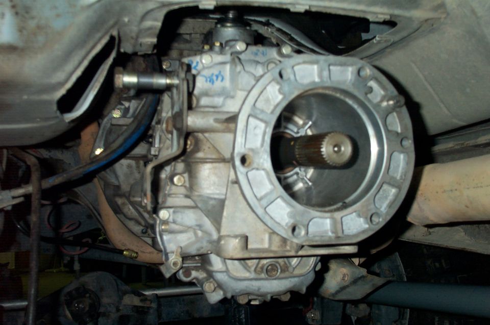Cross-member, T-case, drive shafts and bleed the clutch. After that, we'll see how it goes...