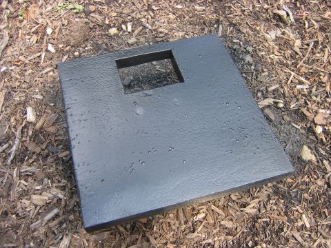 1995 Ford Bronco - One of the pieces for the storage area, Im coating all of it with the spray on bed liner you can buy at Meijer, but who knew it bubbled up…