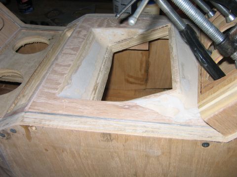 1995 Ford Bronco - Finally done sanding the TV area, gettin close to vynal time, guess I gotta order it soon, Crap.