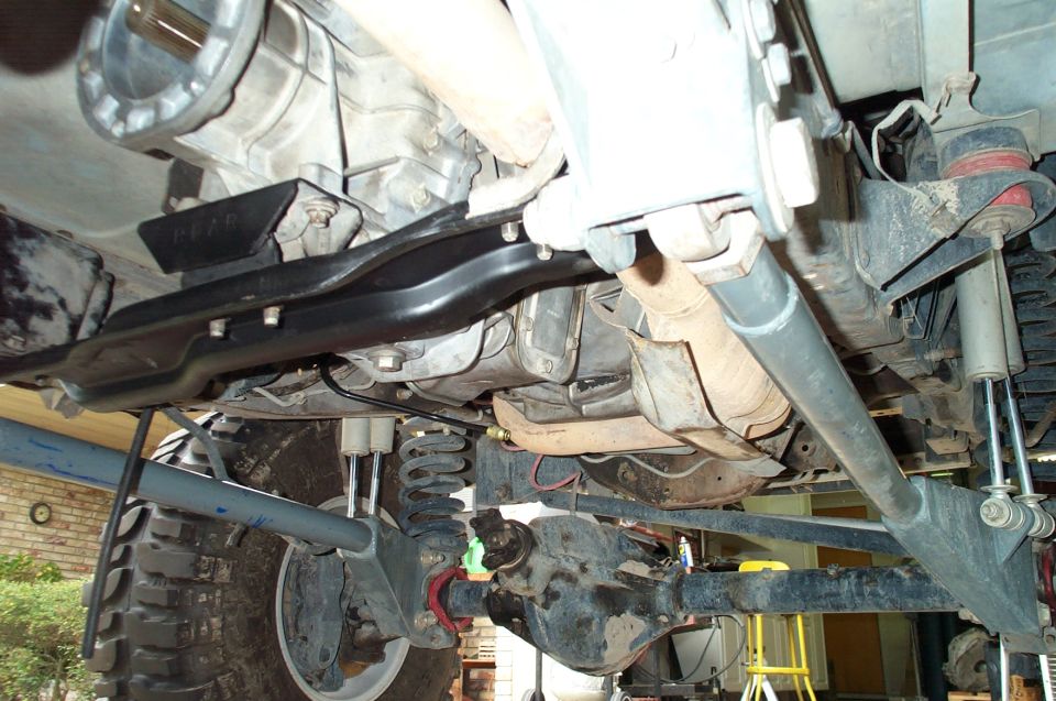 crossmember installed
