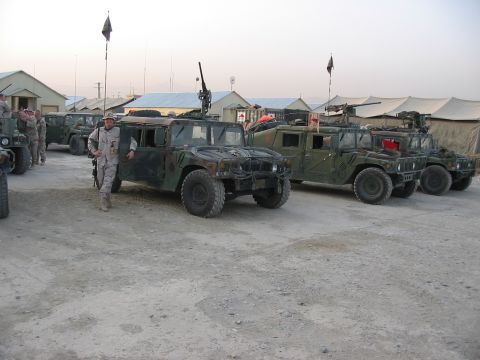 1986 Ford Bronco - Platoon prep for Kandahar escort
