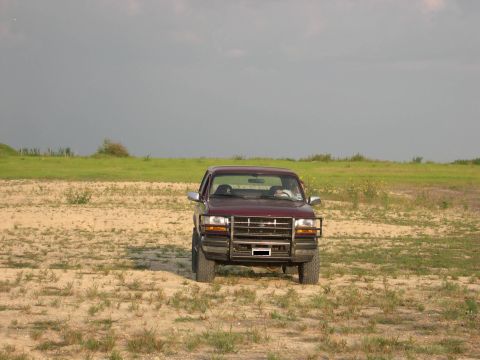 1996 Ford Bronco - Lining up for the approach...