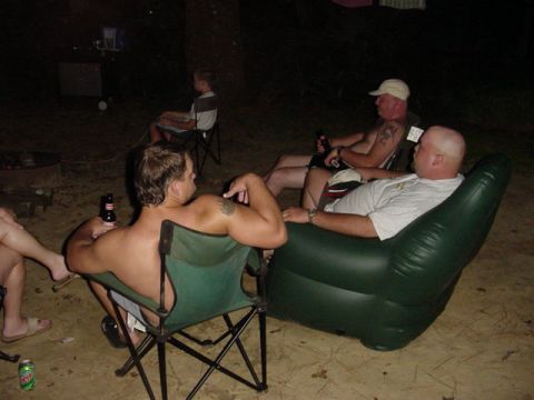 1989 Ford Bronco - Hoss, Crazyman and Adam sittin around BS ing