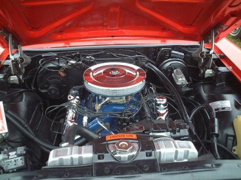 1967 Ford Galaxie - The 428 engine was added this past winter, notice the griffin radiator, and the original 7 Litre air cleaner. picture taken by E. Long at C…