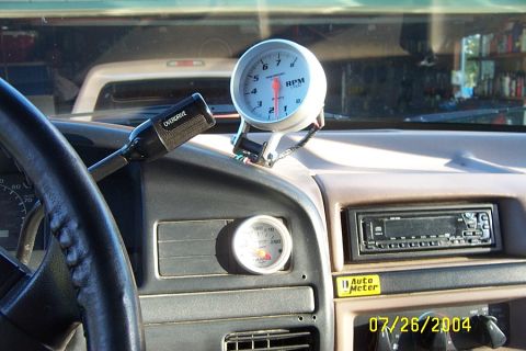 1996 Ford Bronco - My Bronco had no tach so i added this one.(very easy). After running a few traiis and whatnot decided it would be a good idea for a trans t…