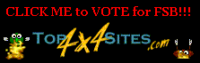 1989 Ford Bronco - A graphic banner encourages voting for 'FSB' on the 'TOP 4x4 SITES.com' website.