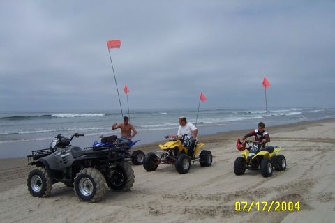 1996 Ford Bronco - My dad brother in law,nephew and me at Florence. I was riding a warmed YFZ450. Passed my dad at 60 part throttle in 4th. Damn fast bike.