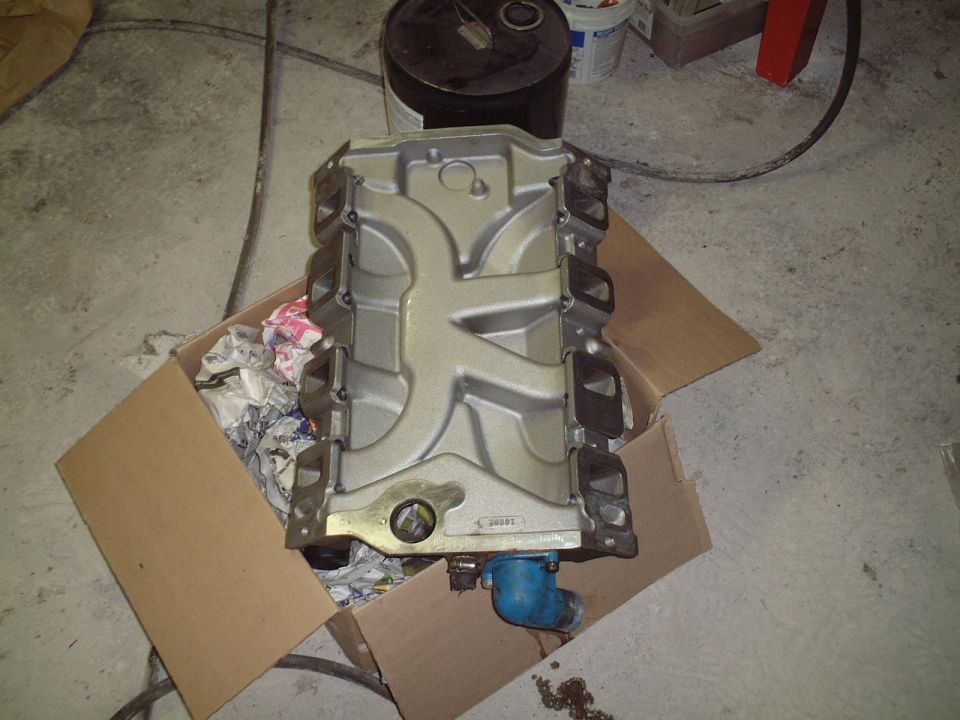 Bottom-side view of the Performer RPM intake that's ready for installation.