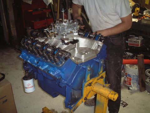 1967 Ford Galaxie - Another shot of fthe valvetrain installed.