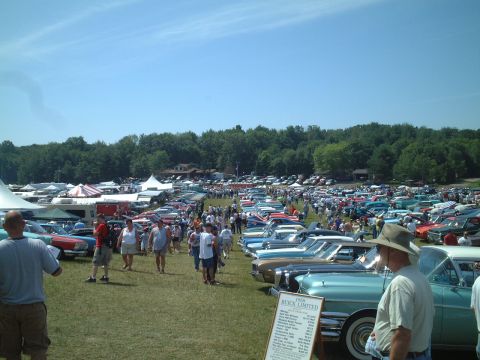 1967 Ford Galaxie - Great shot of the crowd at Iola...this wasn't even half of it.