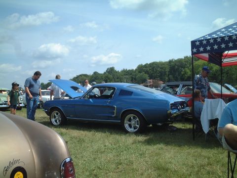 1967 Ford Galaxie - Nice Mustang by our location in the "stock" section of the show.