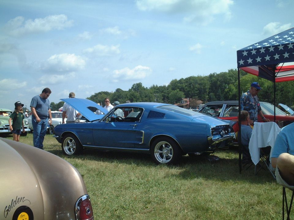 Nice Mustang by our location in the "stock" section of the show.
