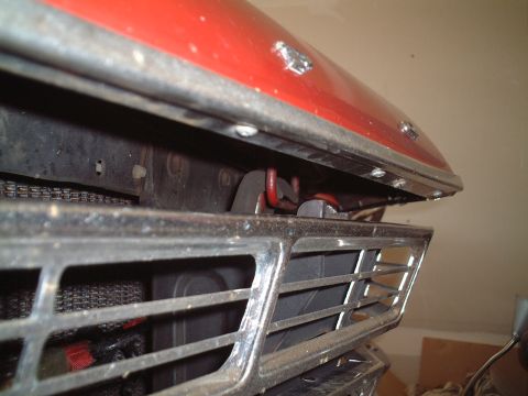 1967 Ford Galaxie - See here how my hooks (barely) wrap over the top of this bar. Ideally, I should fix this so that the bar is bent back even further to ensur…