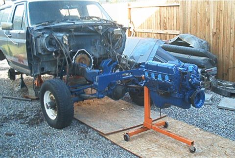 1986 Ford Bronco - Assembled. ready to go in.
