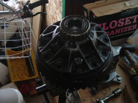 1989 Ford Bronco - Close-up of a differential part, possibly for a 14-bolt axle installation.