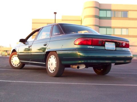 1995 Mercury Sable - Artsy shot of the rear.