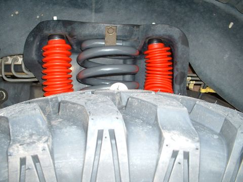 1994 Ford Bronco - Quarter in the tire