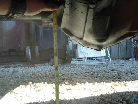 1989 Ford Bronco - bottom of diff is about 9 1/2" from the ground. not great, but i'd rather have 9" under a 14 bolt than 20" under an 8.8