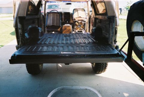1983 Ford Bronco - Herculiner rolled on 5/01/04