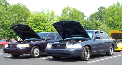 1998 Ford Crown Victoria - August meet with a local car club. I along with CrownVicMan's 2002 P71 attended the meet.