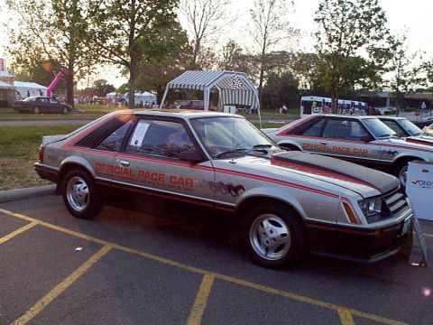 1999 Ford Taurus - 1979 Ford Mustang Indy Pace car replicas