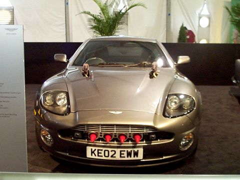 1999 Ford Taurus - Front view of an Aston Martin Vanquish, identified by its badge and distinctive grille.